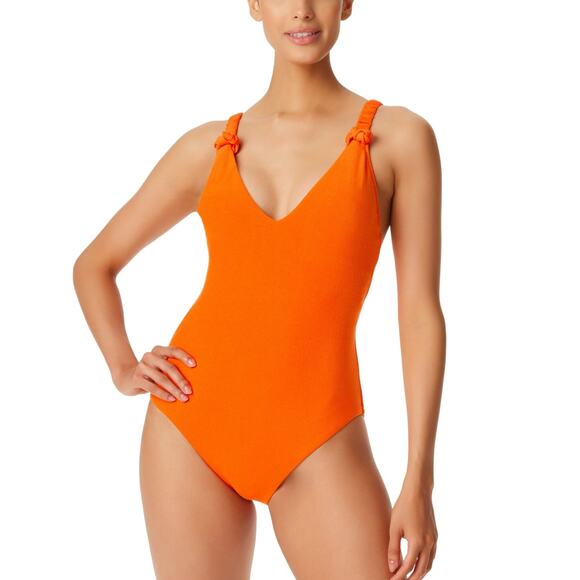 Sanctuary Women's Splash Solids High-Leg One-Piece Women's Swimsuit 11006 - Picture 1 of 2